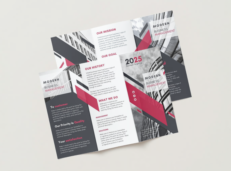 A4 Tri-Fold Brochure