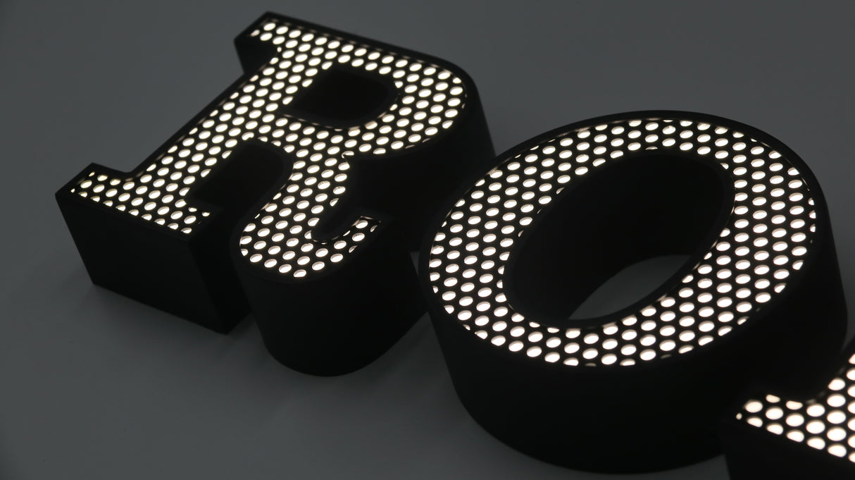 Face Illuminated LED Letters