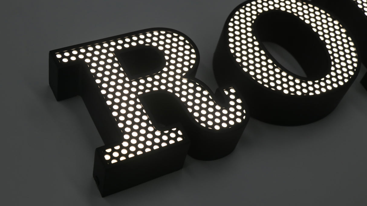 Face Illuminated LED Letters